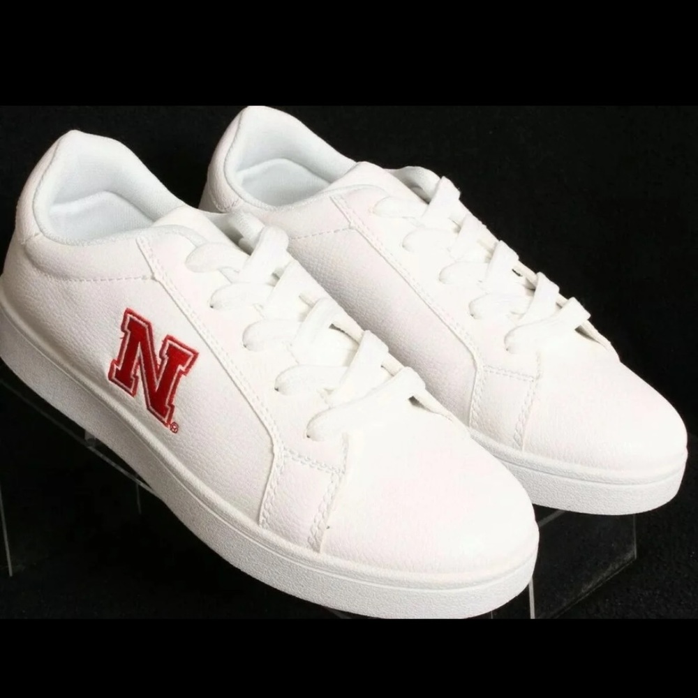 Nebraska Cornhuskers White Shoes